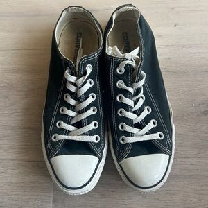 Converse Black and White Canvas Sneakers